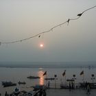 Sonnenaufgang am Ganges