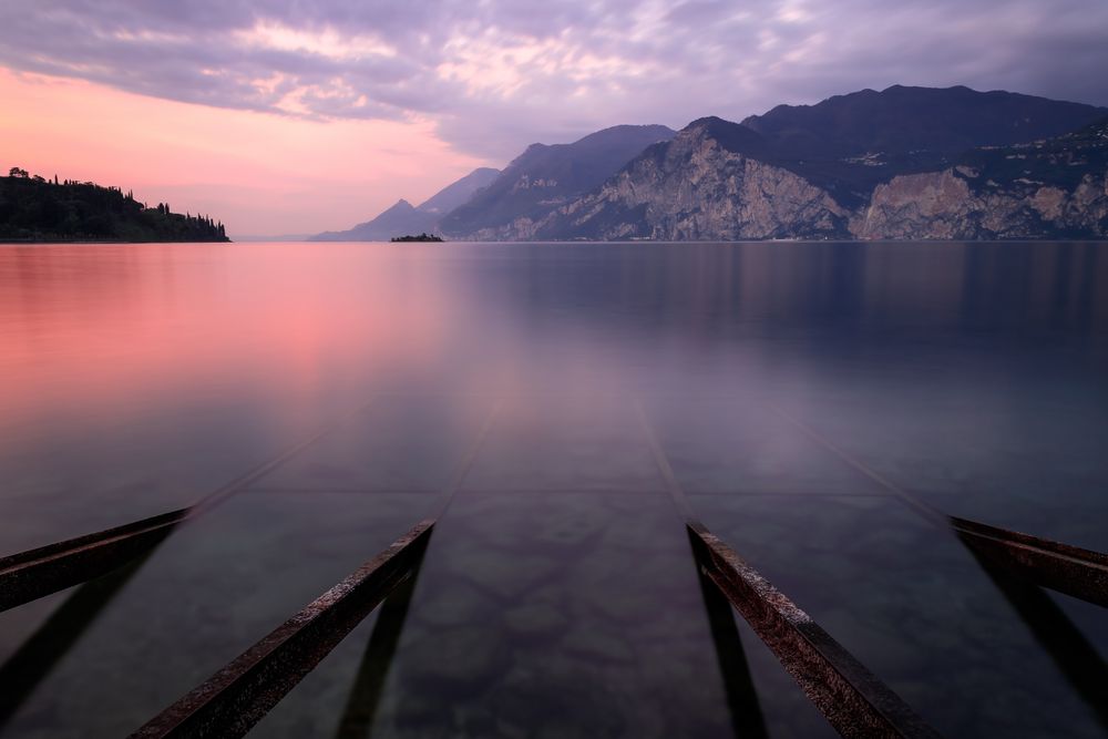 Sonnenaufgang am Gardasee