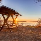 Sonnenaufgang am Geiseltalsee