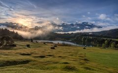 *Sonnenaufgang am Geroldsee*