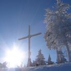 Sonnenaufgang am Gipfelkreuz....