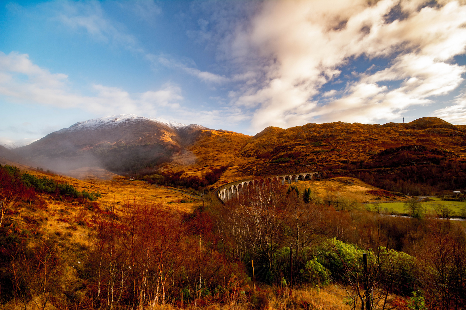 Sonnenaufgang am Glenfinnan Viaduct