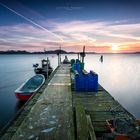 Sonnenaufgang am Gobbiner Haken / Rügen