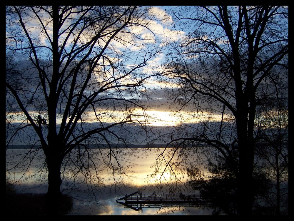 Sonnenaufgang am Goldberger See