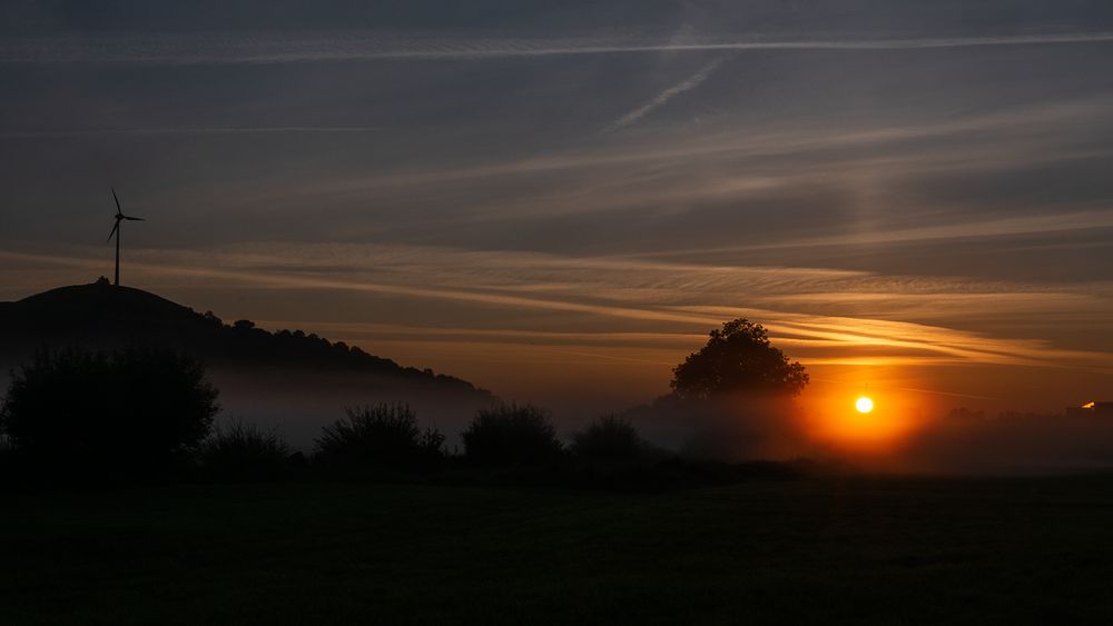 Sonnenaufgang am "Grünen Heiner"