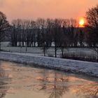 Sonnenaufgang am Hamm-Datteln-Kanal