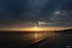 Sonnenaufgang am Hauptstrand