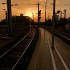 Sonnenaufgang am Hbf Köln