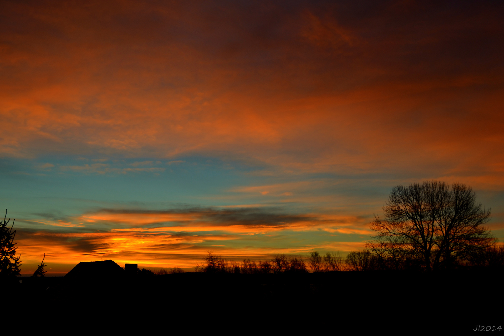 Sonnenaufgang am heiligen Abend 2013