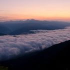 Sonnenaufgang am Helm...