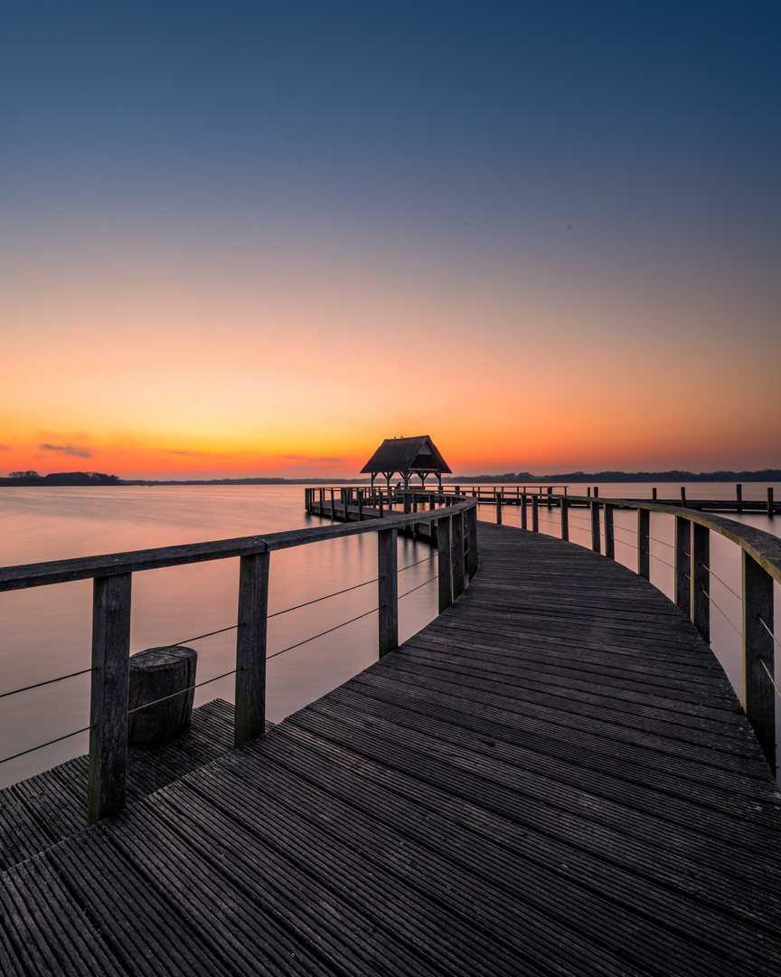 Sonnenaufgang am Hemmelsdorfer See