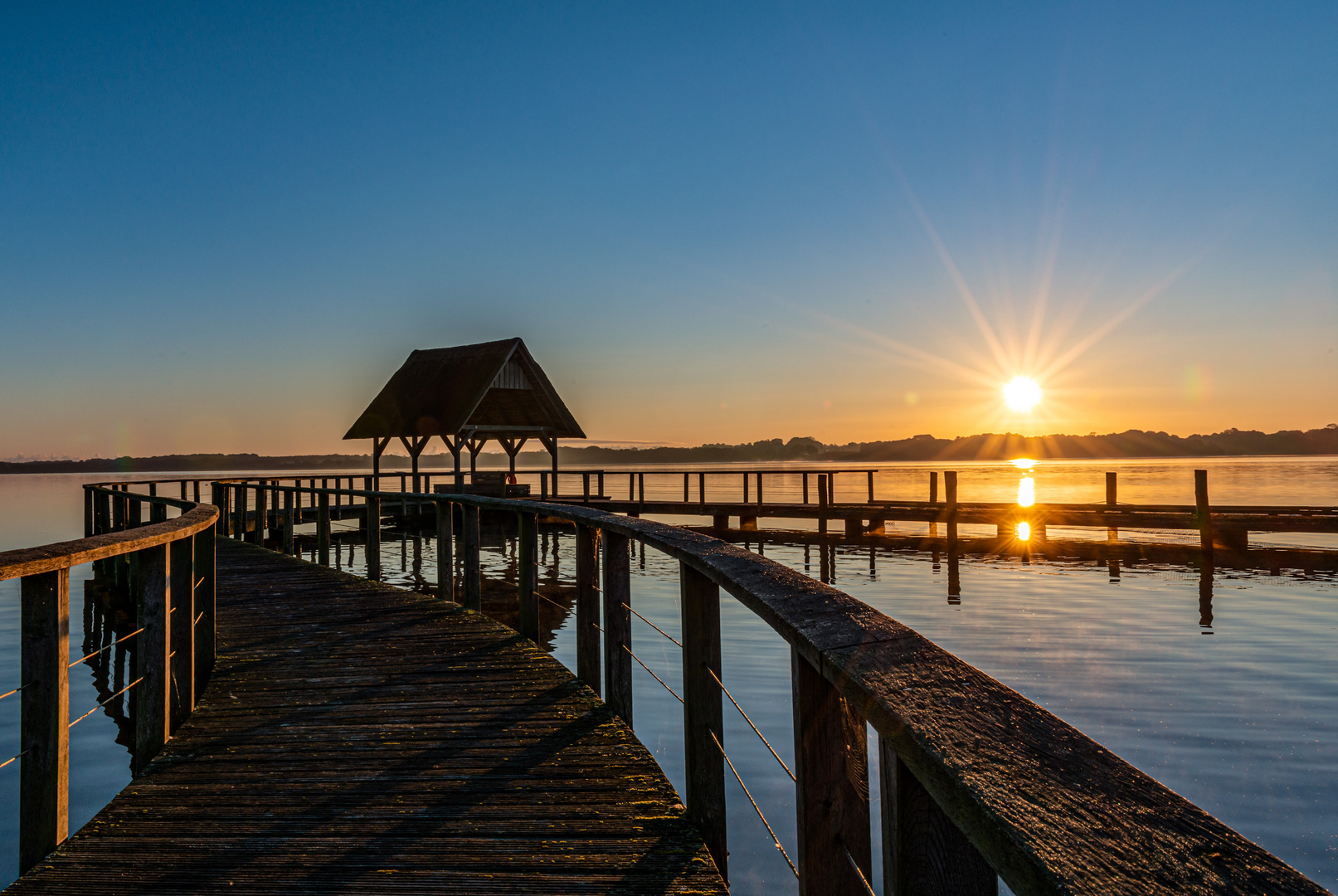 Sonnenaufgang am Hemmelsdorfer See