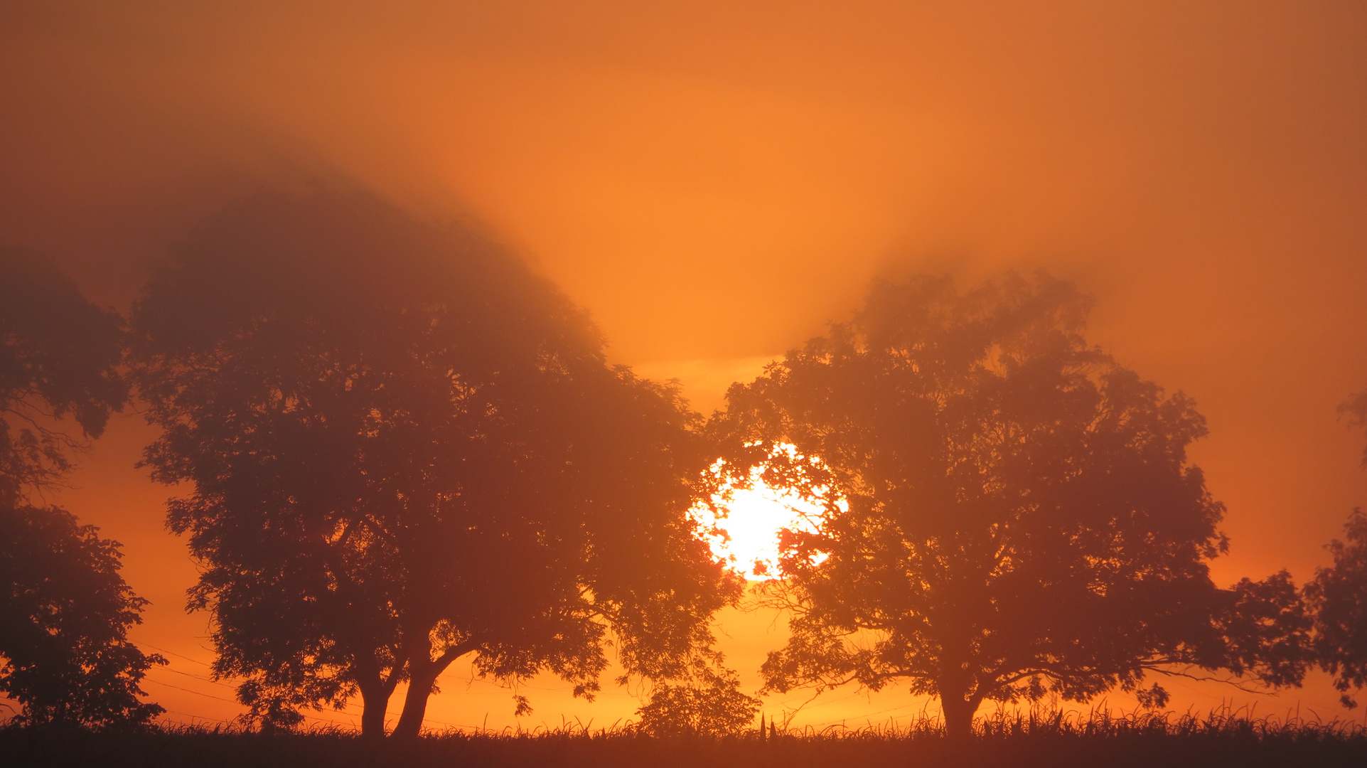 Sonnenaufgang am Herbstanfang