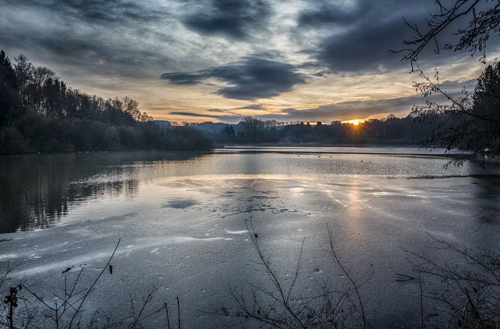 Sonnenaufgang am Herrenteich