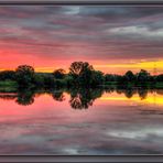 Sonnenaufgang am Heuchelheimer See