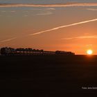 Sonnenaufgang am Hindenburgdamm