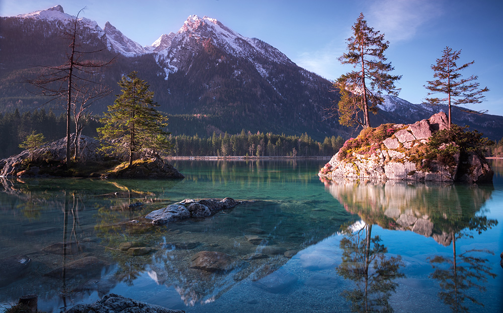 Sonnenaufgang am Hintersee