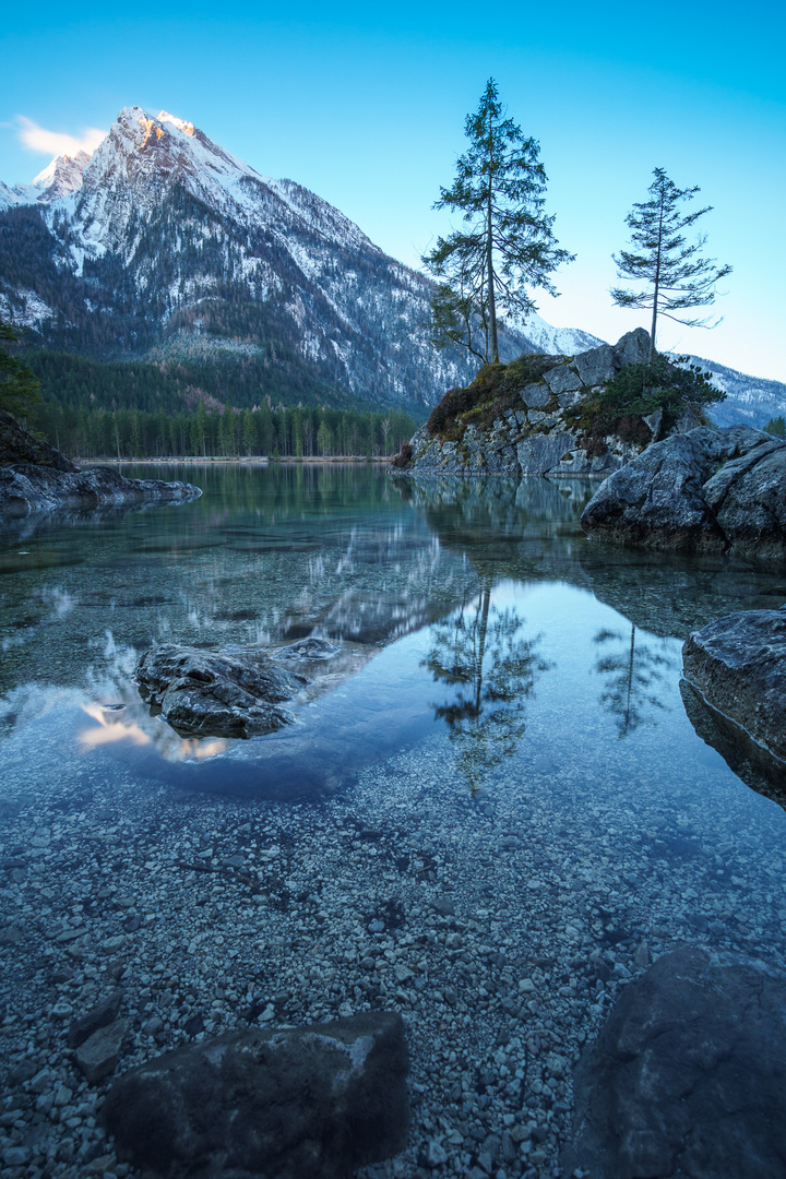 Sonnenaufgang am Hintersee