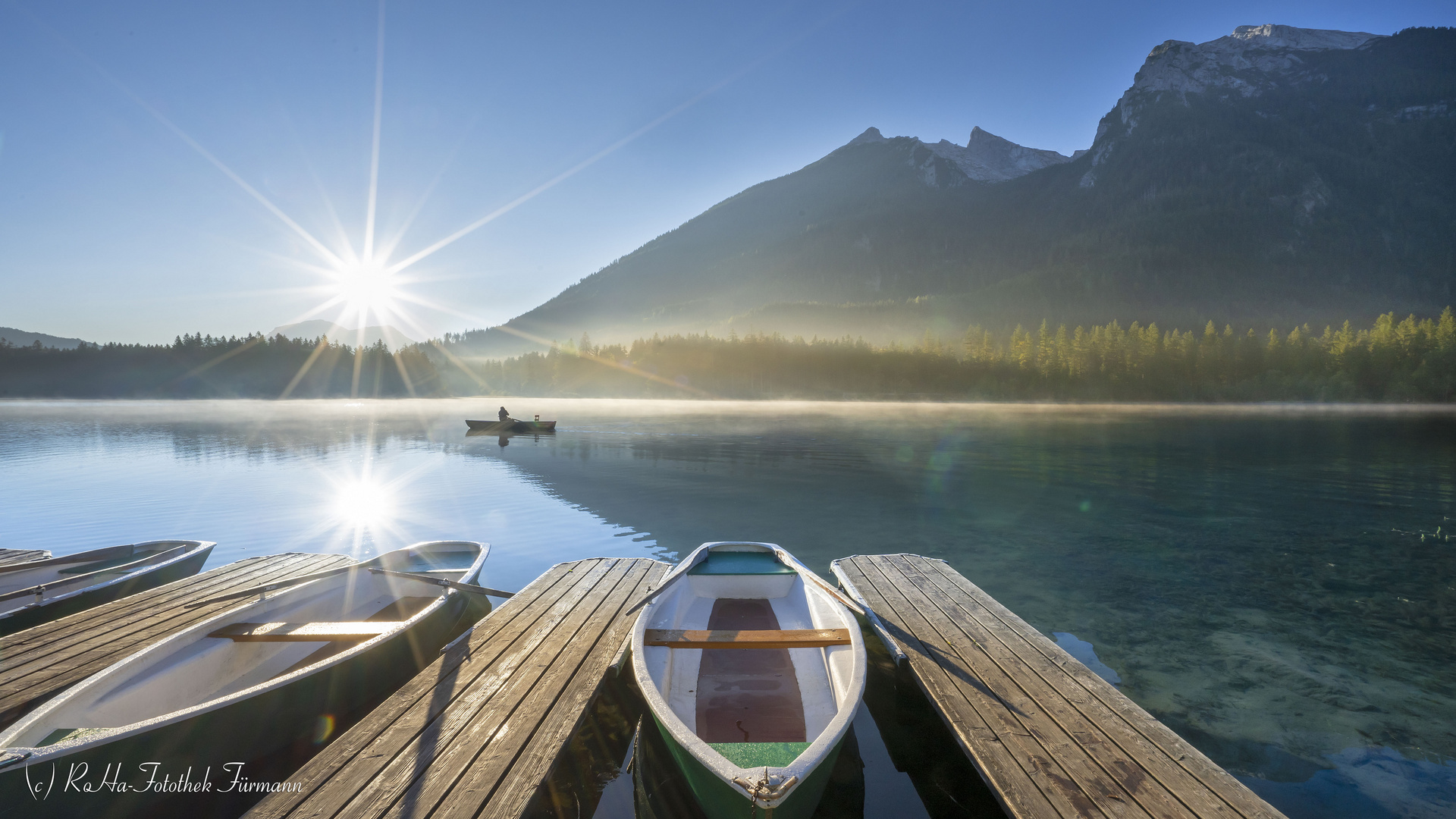 Sonnenaufgang am Hintersee - Berchtesgadener Land