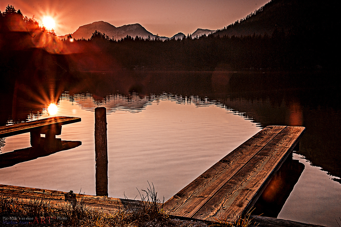 Sonnenaufgang am Hintersee