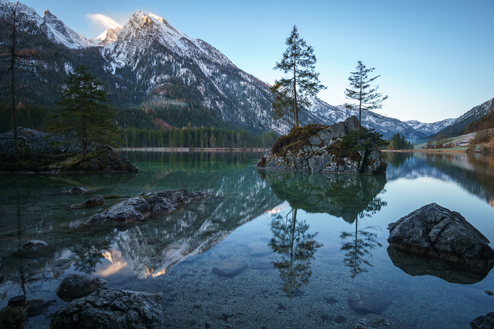 Sonnenaufgang am Hintersee