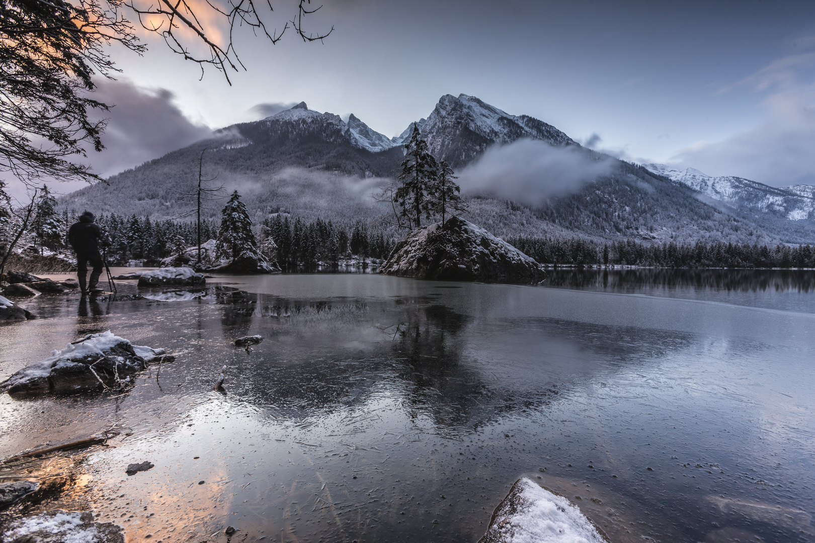 Sonnenaufgang am Hintersee