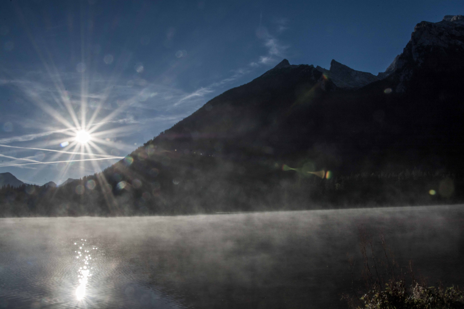 Sonnenaufgang am Hintersee/ Ramsau