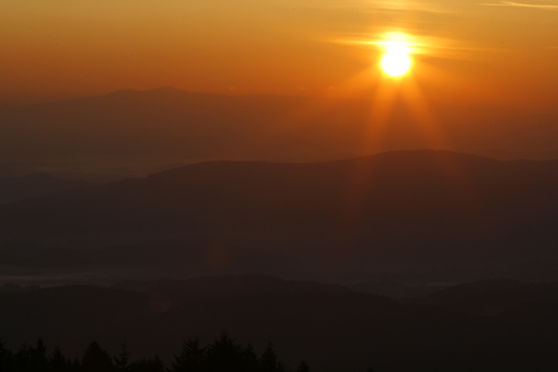 Sonnenaufgang am Hirschenstein