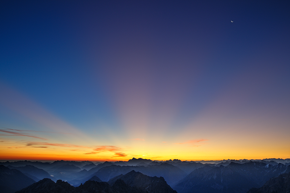 Sonnenaufgang am Hochvogel