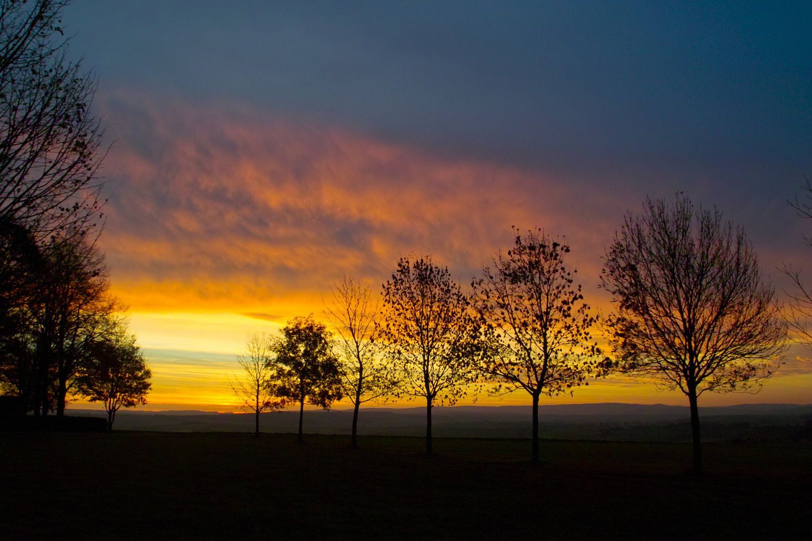 Sonnenaufgang am Höherberg