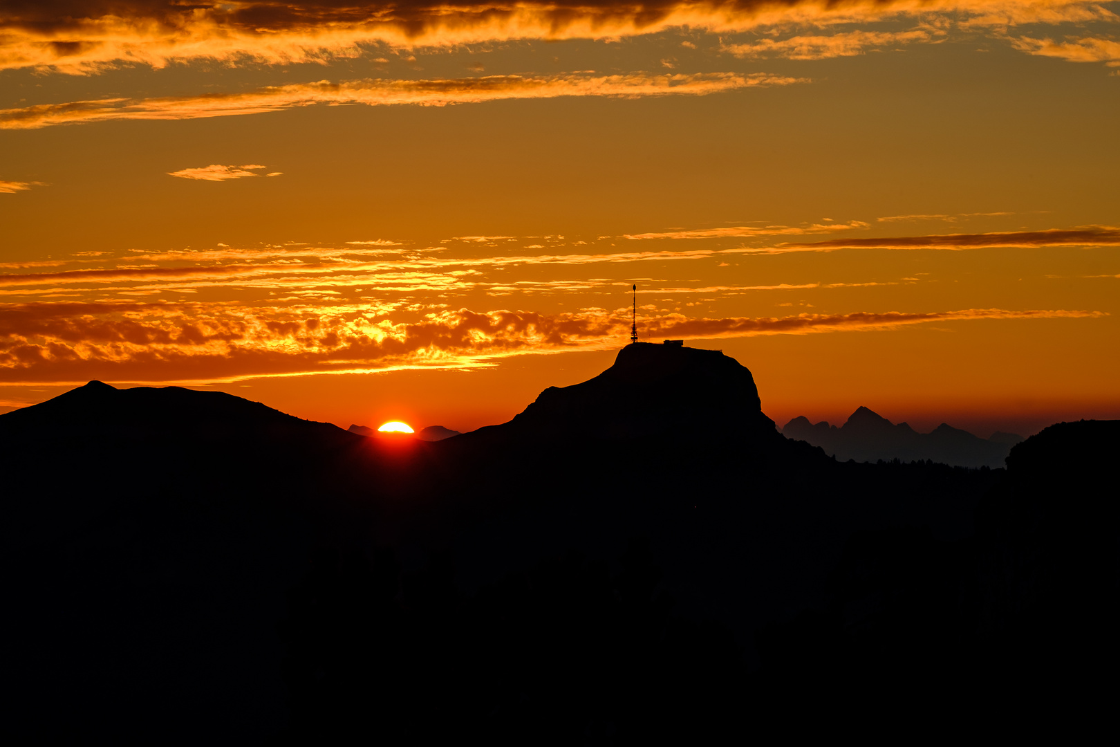 Sonnenaufgang am Hohen Kasten