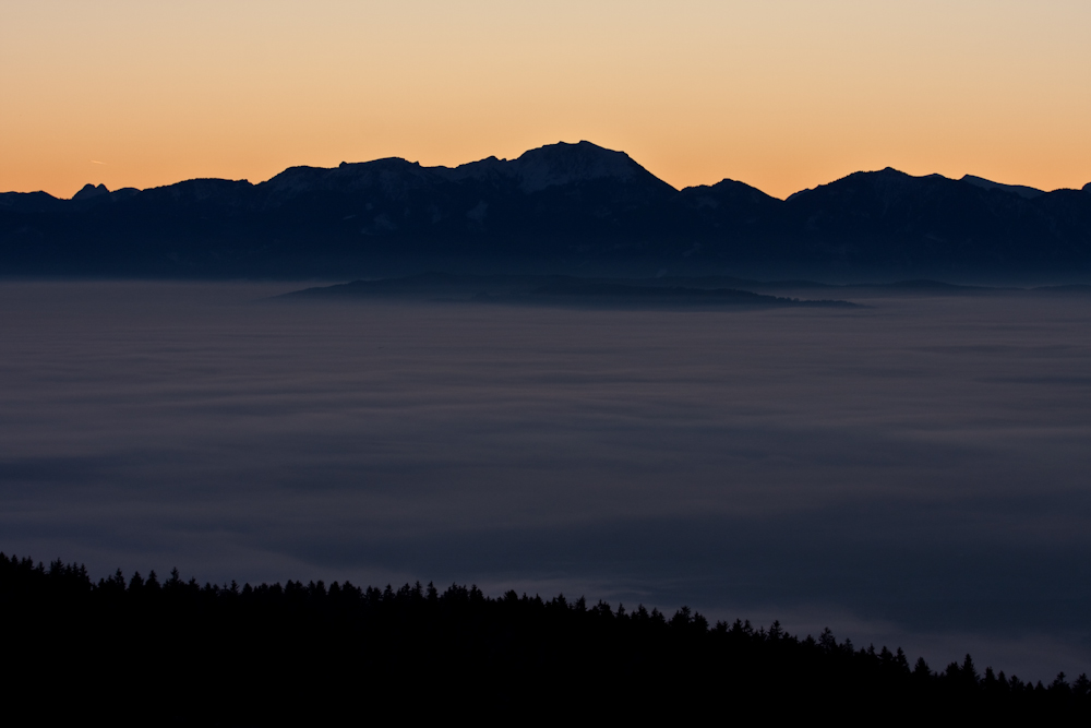 Sonnenaufgang am Hohen Peißenberg I