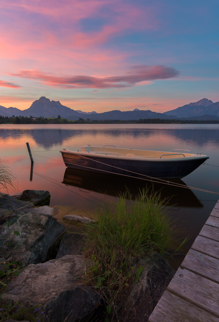 Sonnenaufgang am Hopfensee