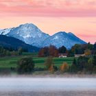 Sonnenaufgang am Hopfensee, Allgäu