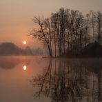 Sonnenaufgang am Hücker Moor