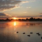 Sonnenaufgang am Ilsesee Königsbrunn