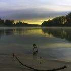 Sonnenaufgang am Innspitz Töging