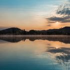 Sonnenaufgang am Jochimsee bei Heppenheim