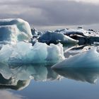 Sonnenaufgang am Jökulsárlón