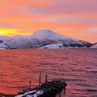 Sonnenaufgang am Kattfjord