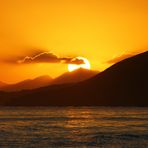 Sonnenaufgang am Kavros Beach, Kreta...