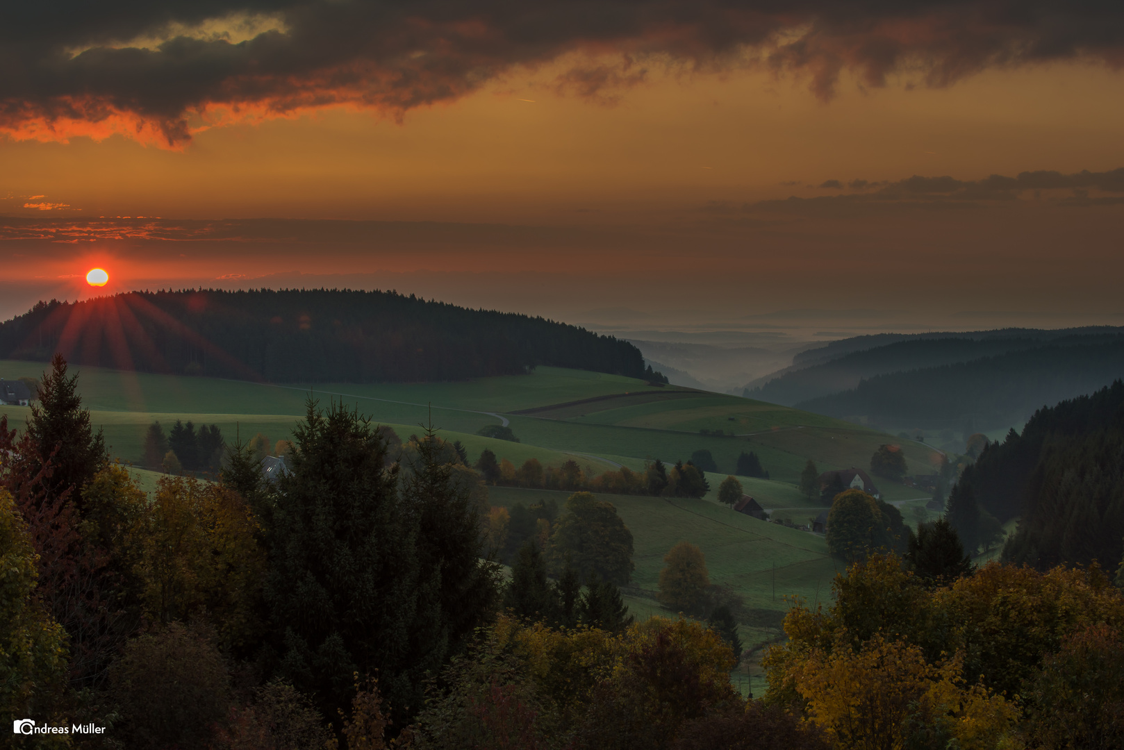 Sonnenaufgang am Kesselberg