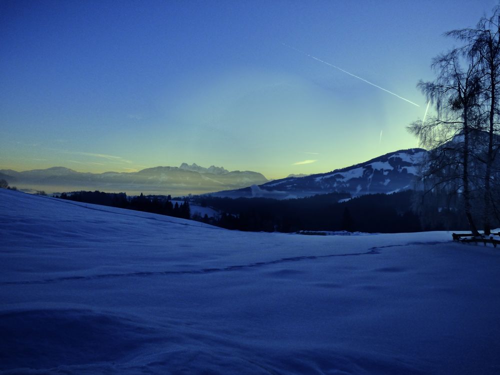 Sonnenaufgang am Kitzbüheler Horn