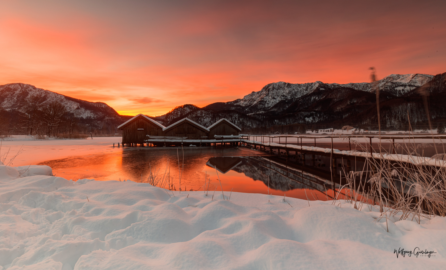 Sonnenaufgang am Kochelsee