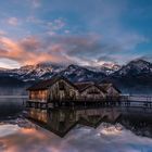 Sonnenaufgang am Kochelseen