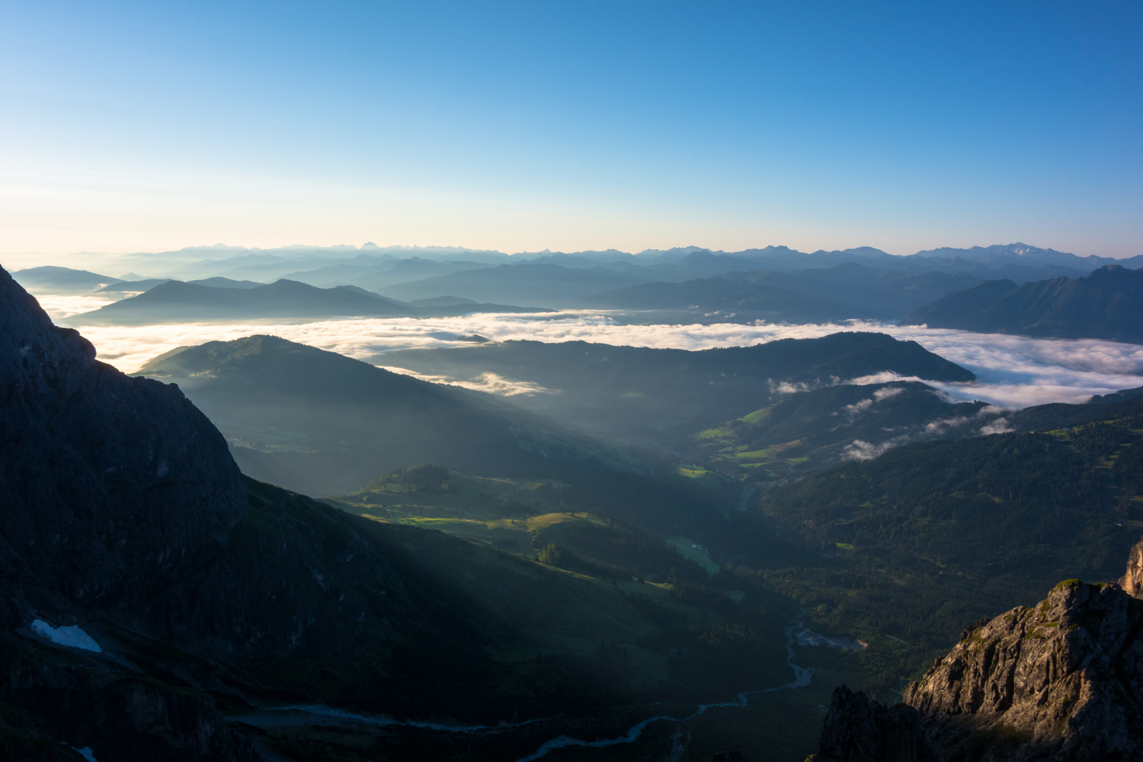 Sonnenaufgang am Königsjodler