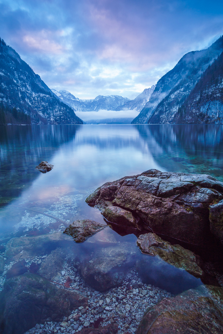 Sonnenaufgang am Königssee