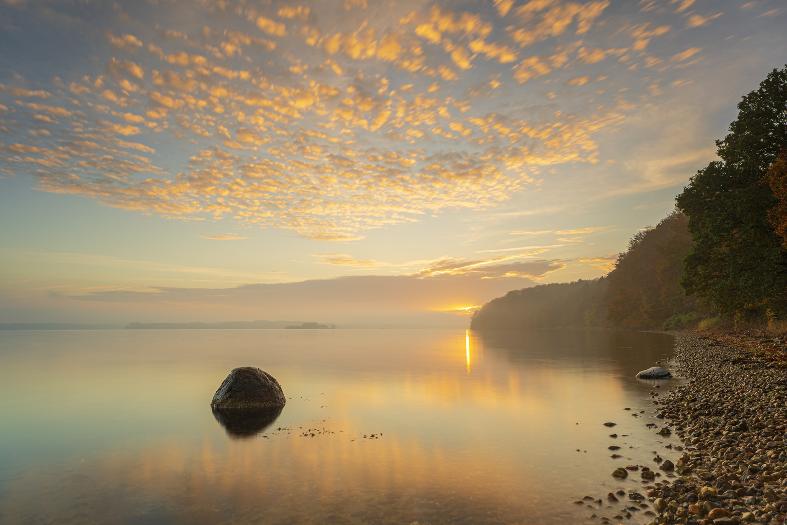 Sonnenaufgang am Kolding Fjord