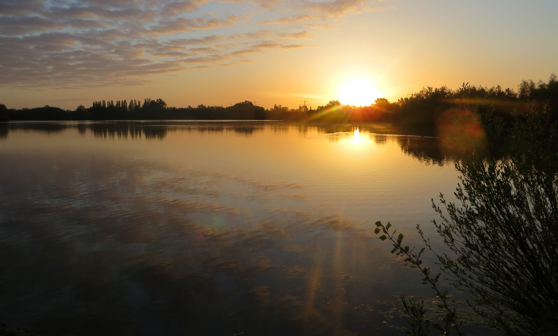 Sonnenaufgang am Koldinger See 2