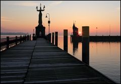 Sonnenaufgang am Konstanzer Hafen